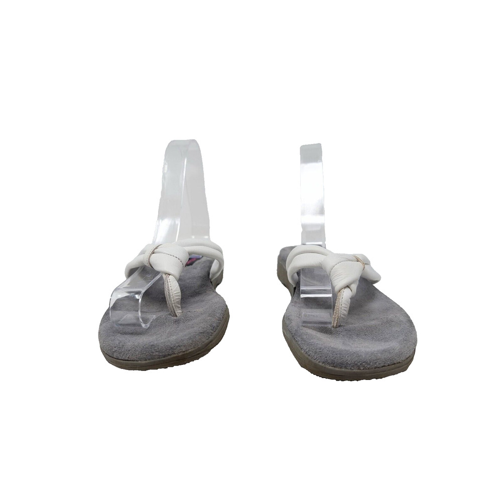 Famolare Wave There Lite Sandals White Flip Flop Slip On Women's Size 6.5 - Picture 3 of 9